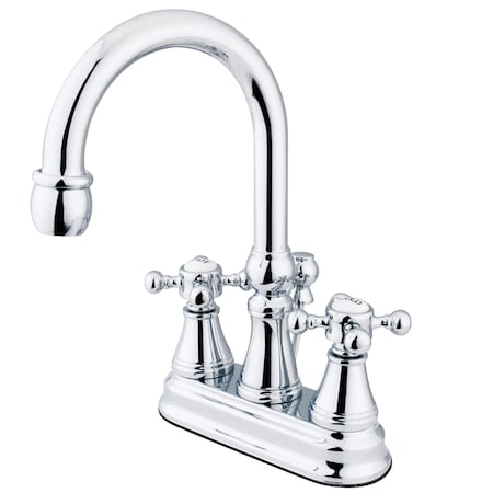 Kingston Brass 4" Centerset Bathroom Faucet, Chrome KS2611BX
